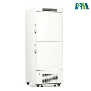 Quality Minus 40 Degrees 358L Sprayed steel Upright Medical Deep Freezer with Two Foaming Door for vaccine storage wholesale
