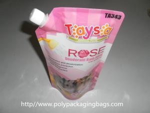 Quality 250ml Stand Up Pouch Bags Juice Spout , Flexible Liquid Packaging wholesale