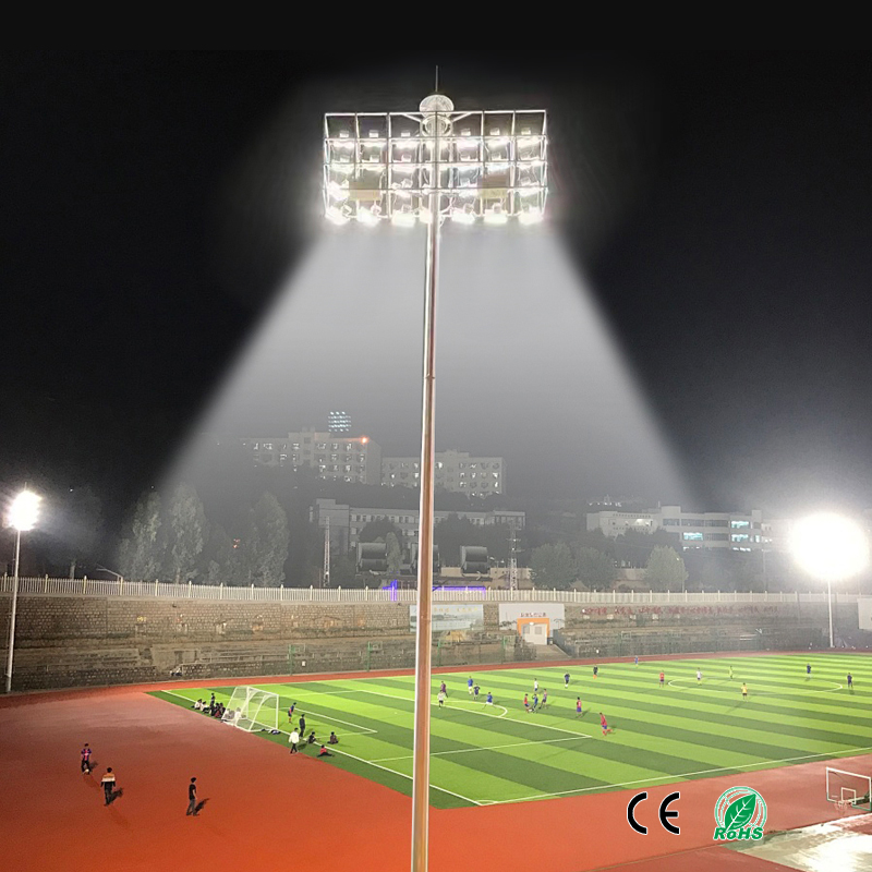Mercury Free High Mast Led 600W Stadium Flood Lighting For Sports Stadium