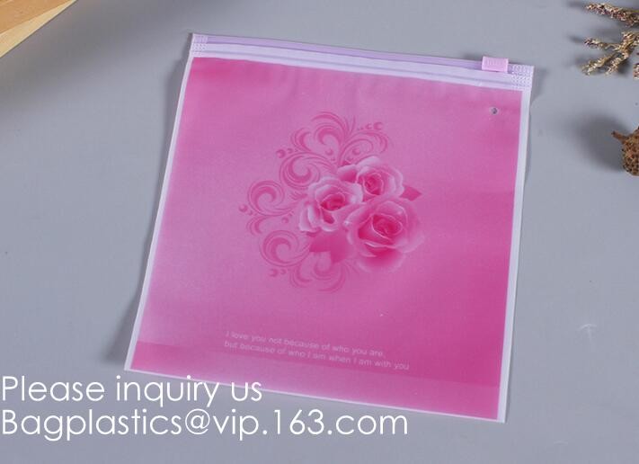 Stand Up Pouch Bag Type And Screen Printing Surface Handling EVA Zip Lock Bag,Underwear Zip lockk EVA Underwear Packaging