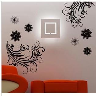 Contemporary Cool Removable Wall Flower Stickers LY-015, /Wall Sticker Art