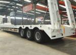 7 Axles Self Dumping Low Bed Truck Semi Trailer