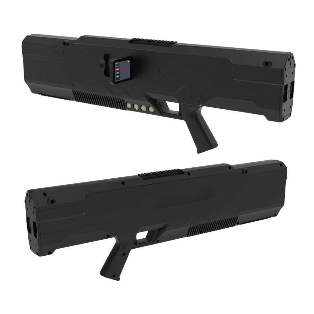 900MHz, 1.5GHz, 2.4GHz, 5.8G 1-1.5KM Drone Jammer Anti-Drone UAV Gun With Folding Screen