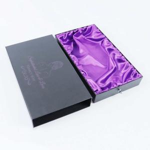 Quality Drawer wig beauty tools packaging box with satin cloth custom cardboard high-grade paper packaging box gift box wholesale