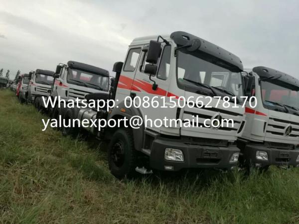 China Beiben north benz 380hp camion tracteur power star haulage truck head low