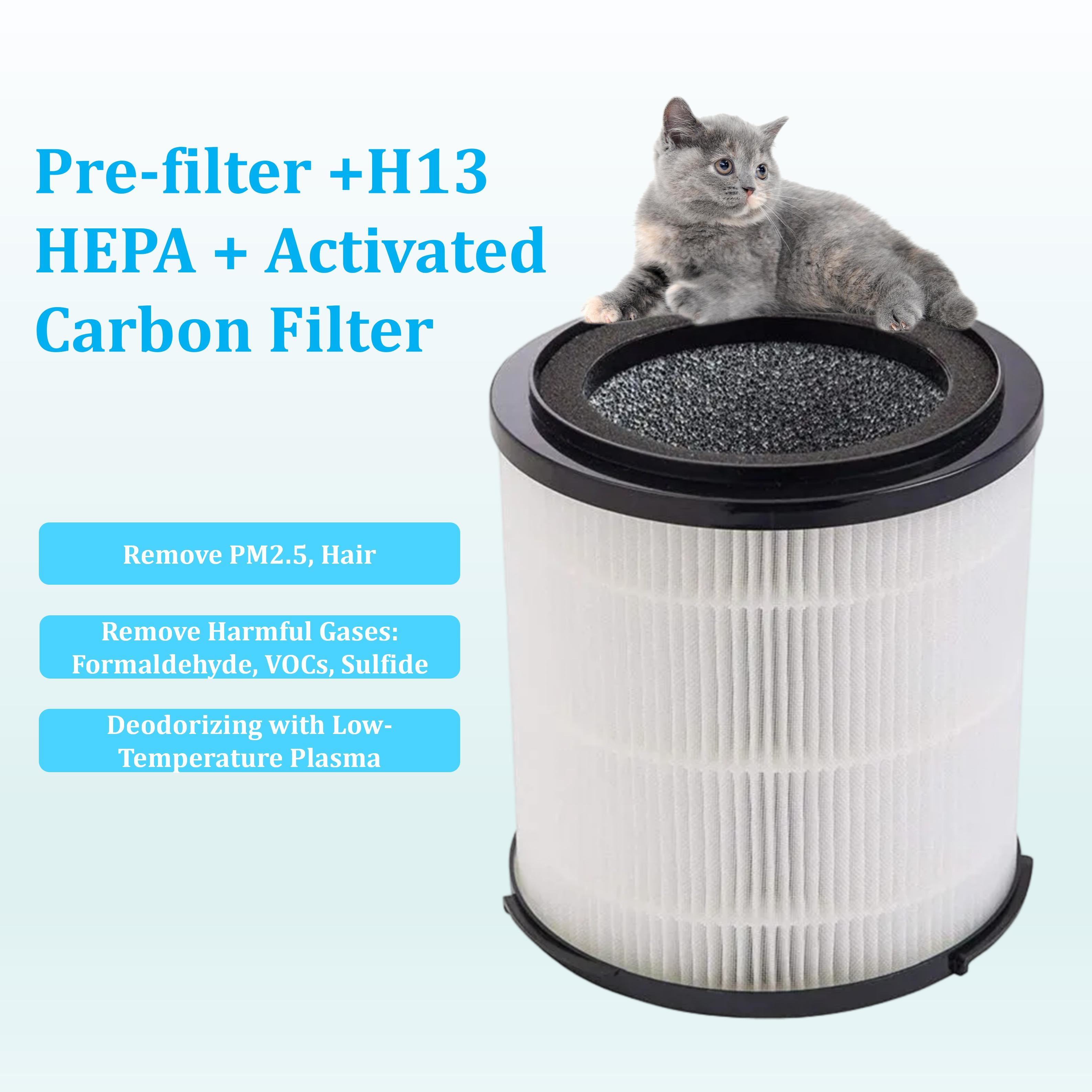 Hepa 13 Air Quiet Hepa Air Purifier For Bedroom Removes Pet Danders Odors