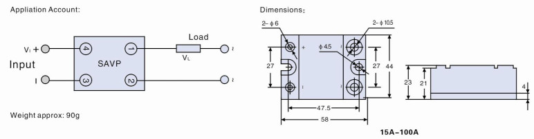 100A 3 Phase Scr Power Controller For Electric Heaters