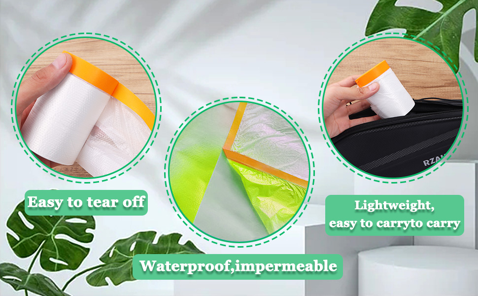 taped masking film