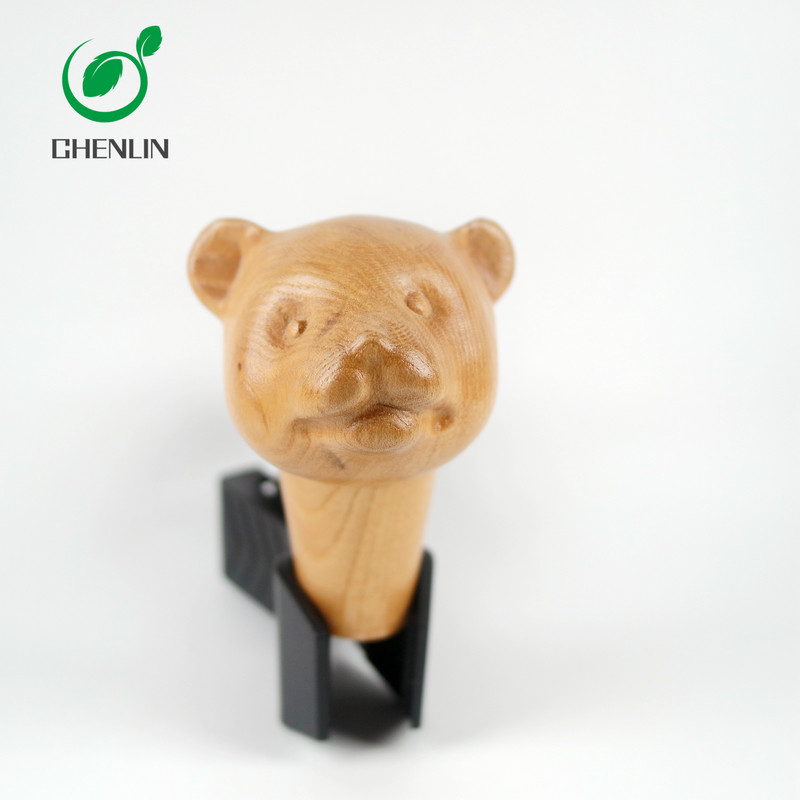 Precision Fine Carving Wooden Umbrella Handle Umbrella Duck Handle Uv Resistant