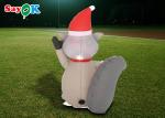 ROHS Inflatable Holiday Decorations Raccoon Indoor And Outdoor Cartoon Christmas
