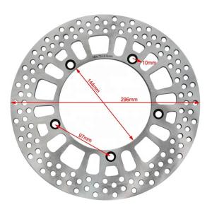 Quality Stainless Steel 296MM Round Front Brake Disc Rotor for HONDA STEED 400 600 VT C SHADOW 600 Perfect Fit and Performance wholesale