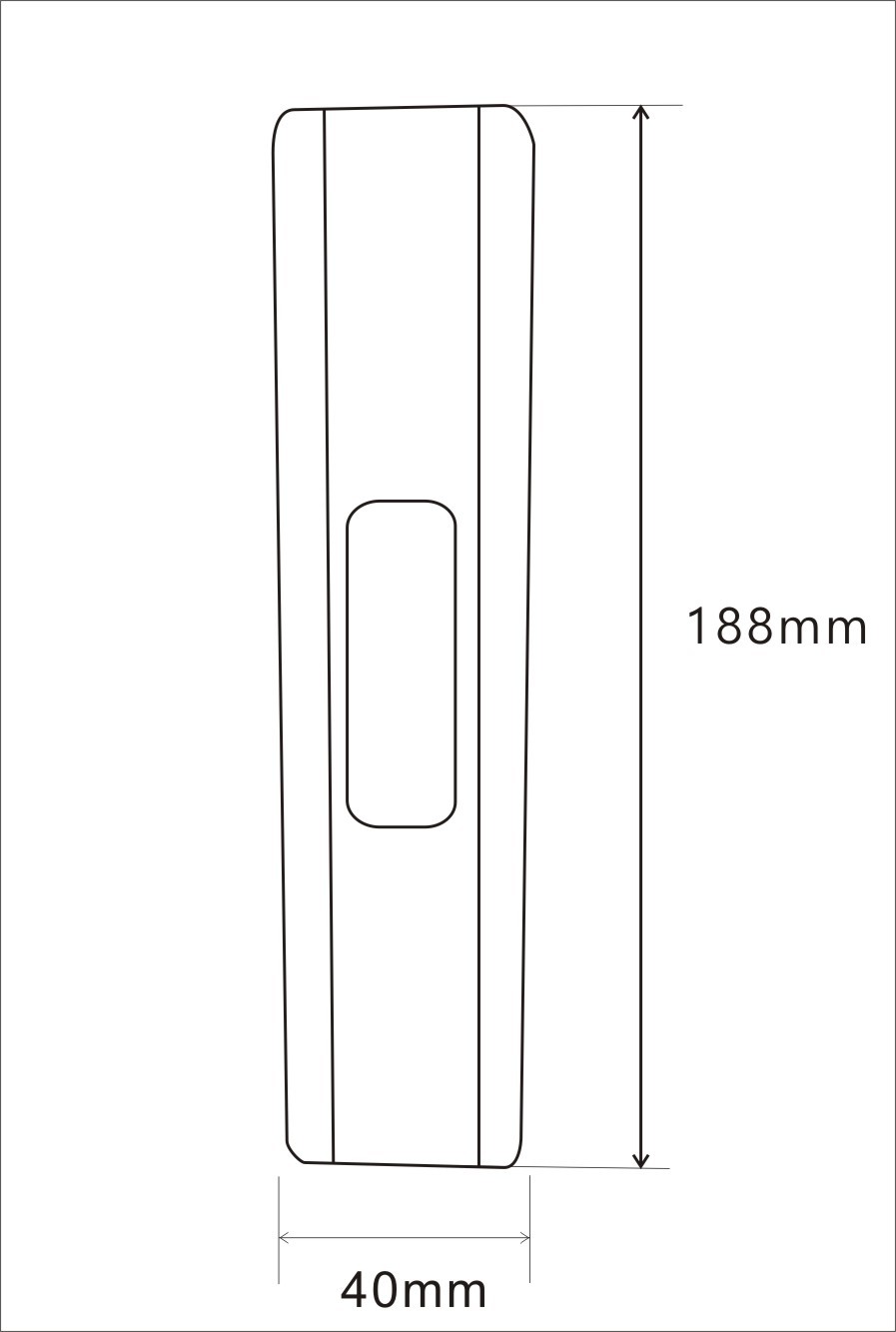 High Bright Commercial 60Hz LED Emergency Exit Sign