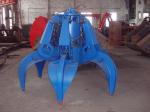 1m3 metal scrap handling electric hydraulic orange peel grab