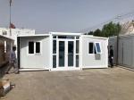 Galvanized Steel Frame Container Houses Modern Movable Living Foldable