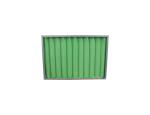 Aluminum Alloy Frame G4 Pleated HVAC Air Filter For Ventilation System