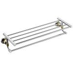 Multifunction Stainless Steel Bathroom Racks Wall Mount Polished Satin Nickel