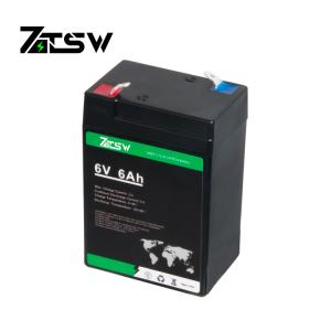 Quality 6.4V 6 Ah Solar Portable Energy Storage Lithium Battery Longer Service Life wholesale