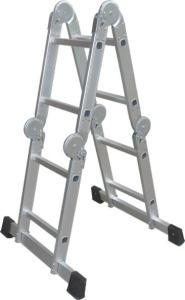 Quality Folding 4 Step Aluminum Ladder 1.2-1.7mm 100-150KG wholesale