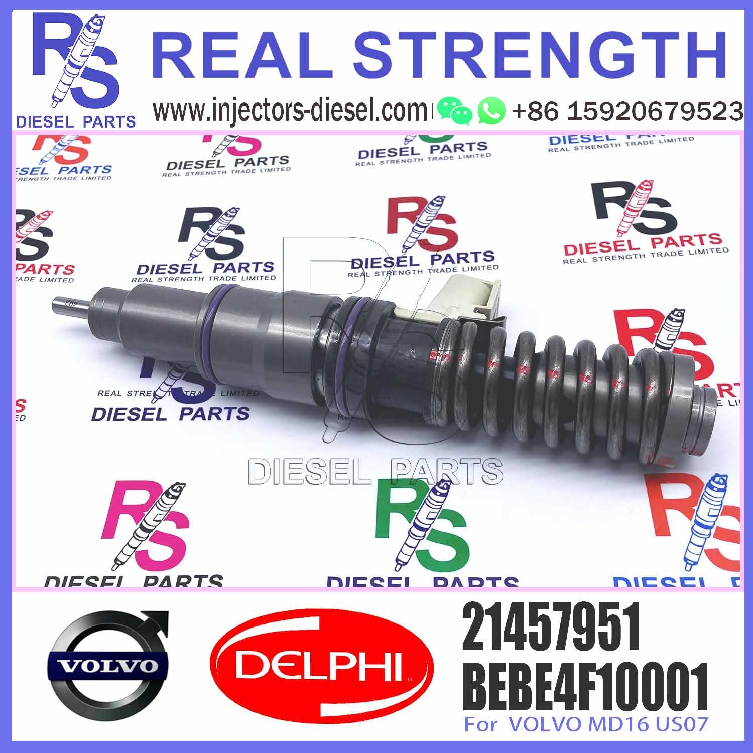 20977565 21244717 21246331 21446260 21451295 ELIC Engine Common Rail Fuel Injector 21457950 21457951 21457952 21458369