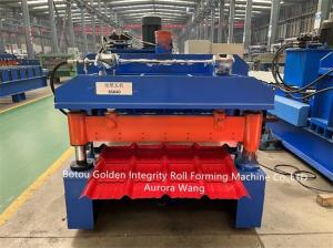 Quality Glazed Corrugated Roofing Machine 5.5KW Metal Sheet Cold Roll Forming Machine wholesale