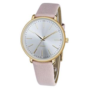 Quality PU leather Quartz Battery Wristwatches OEM Available 36mm Diameter wholesale