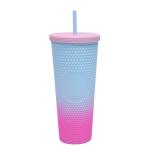 Collections Tumbler With Lid And Straw Insulated Double-Wall Acrylic Cup