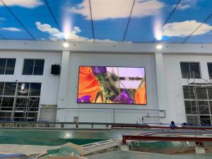 Quality P8 Outdoor LED Screen Rainproof Full Color Curtain electronic wall display wholesale