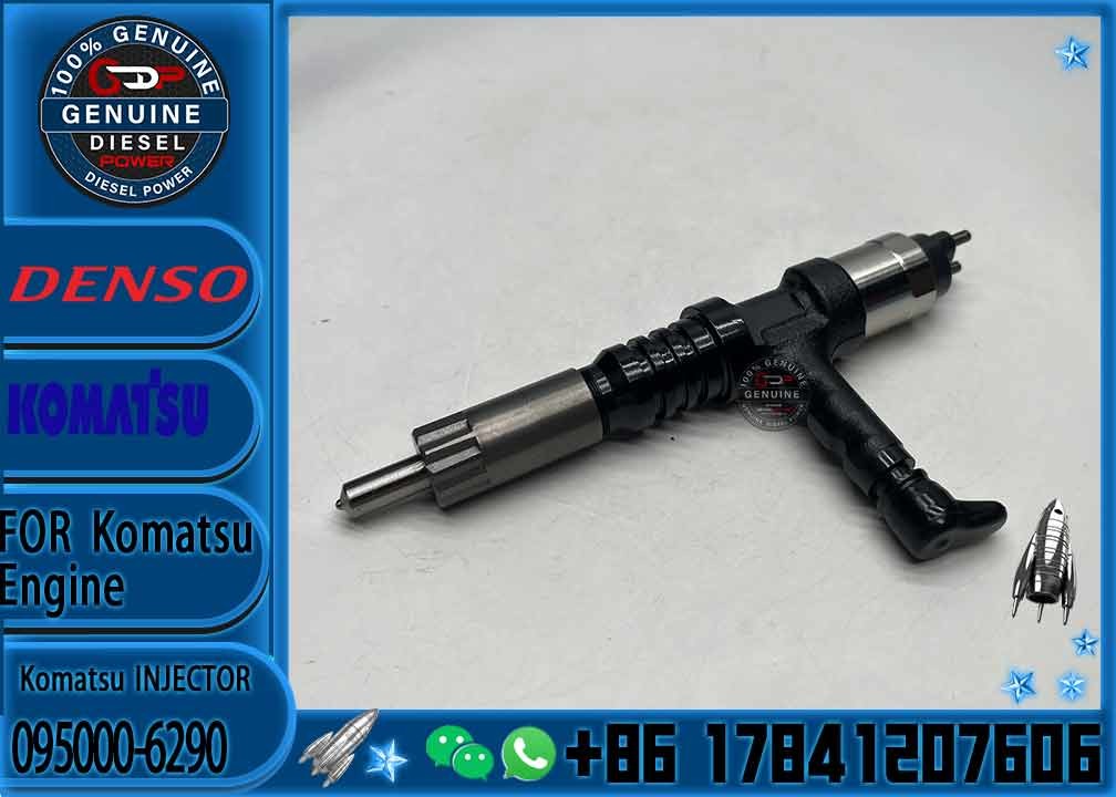 High Quality Diesel Fuel Injector Assembly 095000-6290 For Komatsu 6245-11-3100