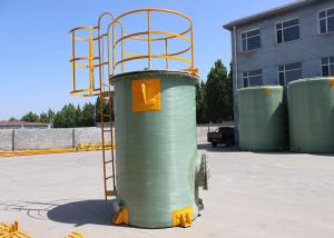 Quality Chemistry Green Frp Storage Tank Easy Installation 3600mm*10130mm wholesale