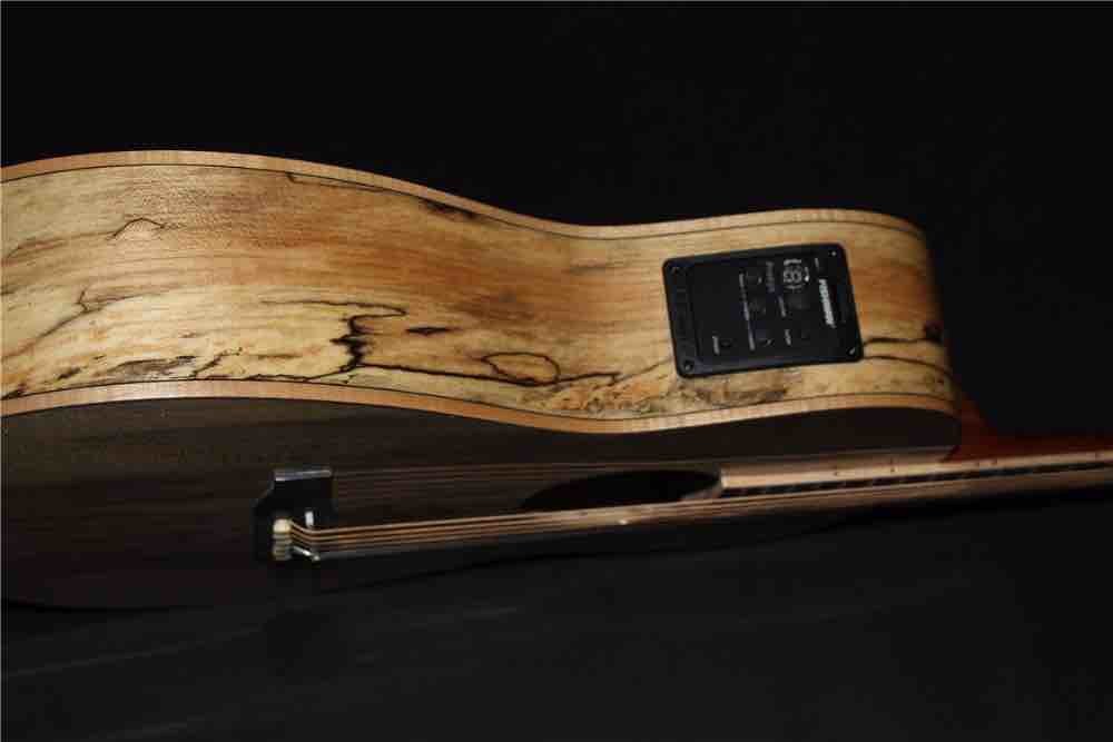 Custom All Solid Sapele Wood Ooo15s Body Style Acoustic Electric Guitar