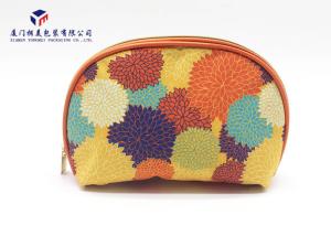 Quality Semicircular Shape Women Fashion Fabric Makeup Case Unique Design 19X5X14cm wholesale
