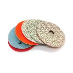 Wet Flexible Resin 4 Inch Grinder Polishing Pads 100mm