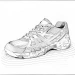 Non Slip Casual Tennis Sneakers Mens EVA Outsole Material