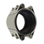 HDPE Plastic Water Pipe Coupling Leak Straight Pipe Stainless Steel Repair Clamp