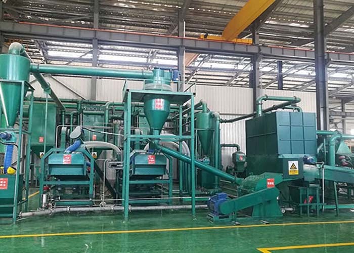 1000kg 180kw Waste Lithium Battery Recycling Machine