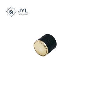 Quality Alu Magnetic Perfume Cap Custom Design With Leather And Laser Logo wholesale