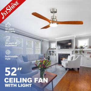 Quality Restaurant 220 Volt Decorative Ceiling Fan With Led Light Remote wholesale