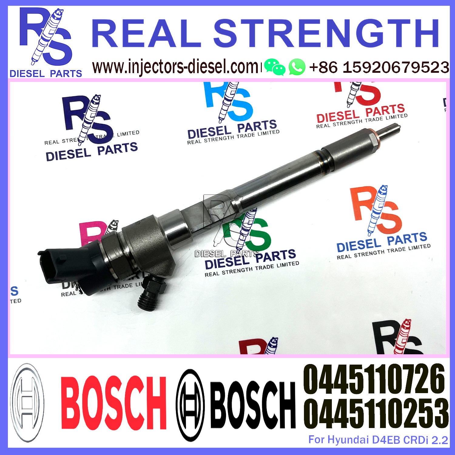 Hyundai injector ASSY 0445110257/33800-27400 for common rail injector 0445110725,0986435156 k i a D4EA CRDI