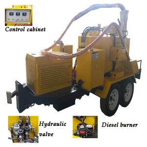 Quality Asphalt Road Crack Repair Machine With 500L Hot Melt Kettle wholesale