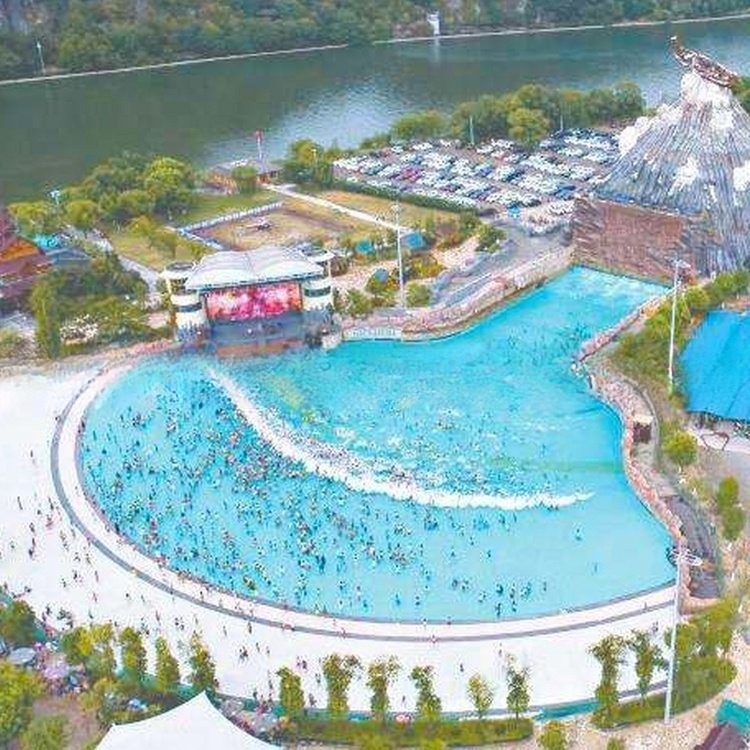 Outdoor Water Park Playground Tsunami Wave Pool with High Quality