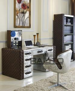 Quality classic old style antique aluminium writing desk furniture wholesale