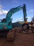 Excavator Attachment Hydraulic 360 Degree Rotating Rock Grabber