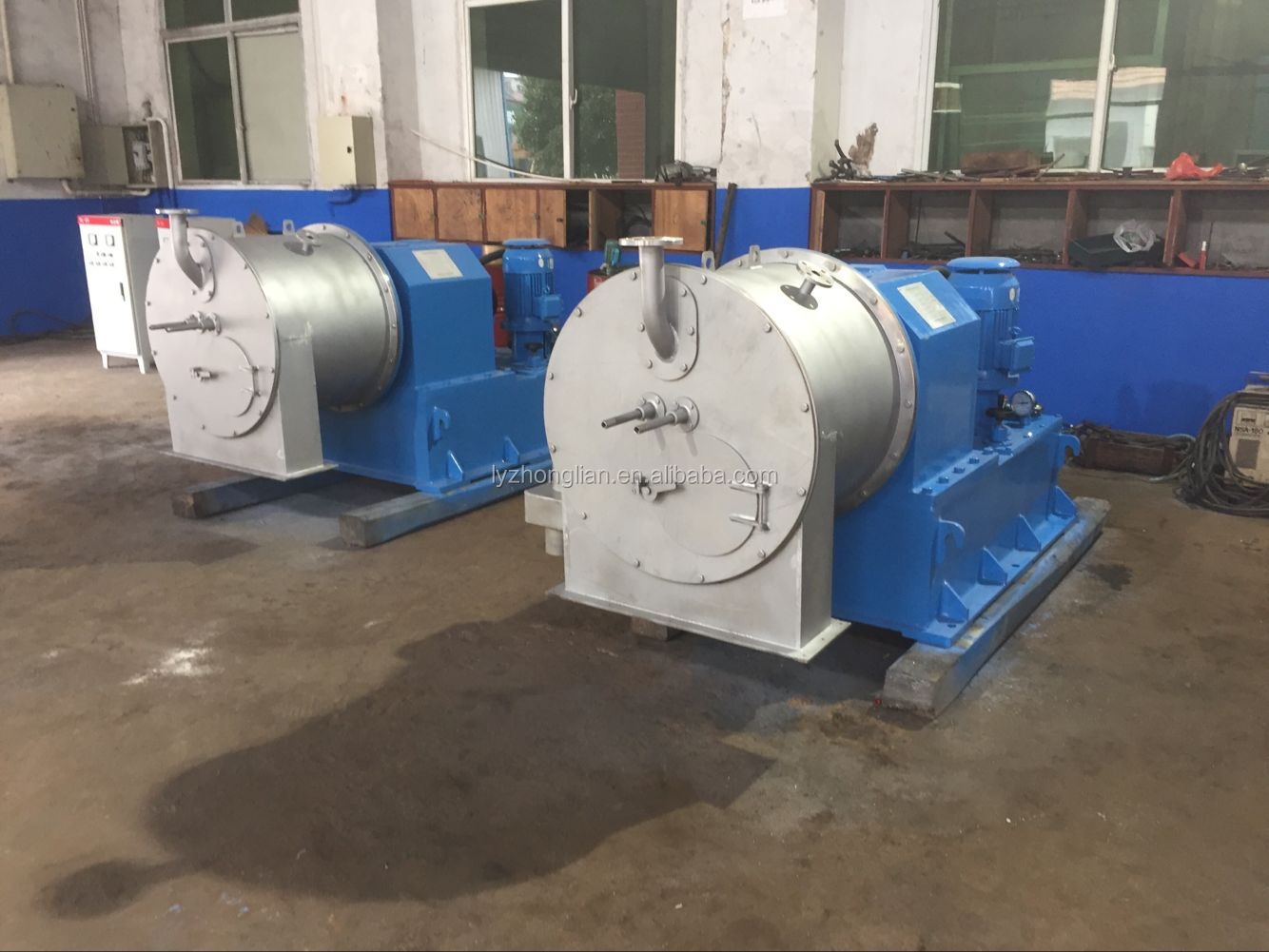 SS316l automatic continuous NaCl 2 single stage filter pusher centrifuge for salt