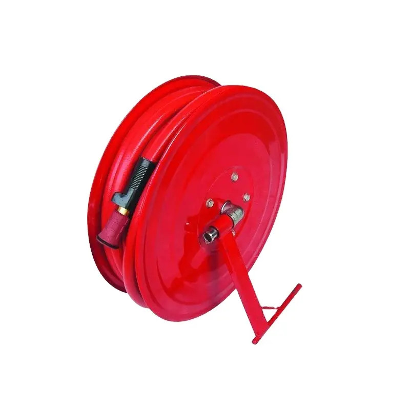 19mm Carbon Steel Fire Hose Reel With 15mm Nozzle Diameter