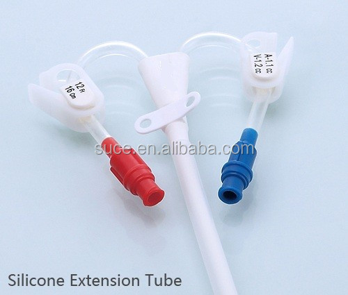 Disposable hemodialysis catheter, hemodialysis kit, single double triple lumen