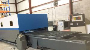 Quality Close Cover Cnc Laser Steel Cutting Machine 380V 50Hz/ 60Hz Acid Wash Plate wholesale