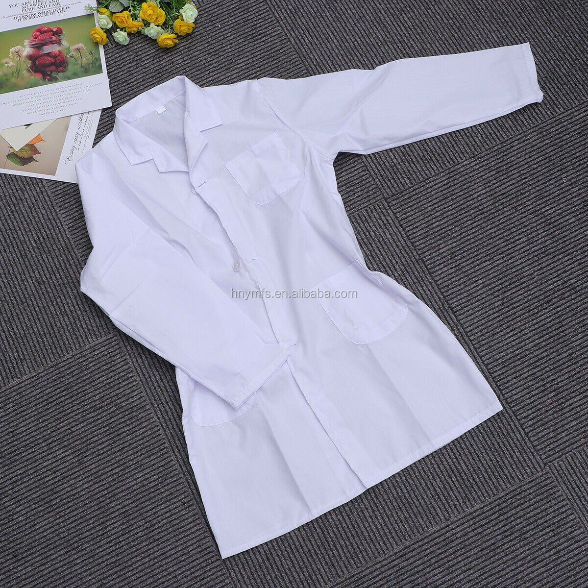 Theme Party Kids Doctor Costume Unisex Dress Up Lab Coat