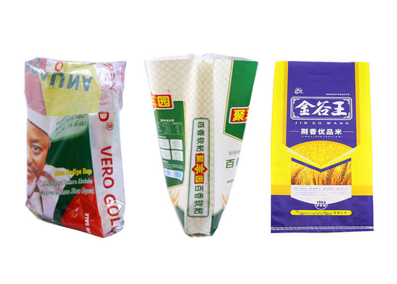 Water Proof PP Woven Rice Packaging Bags , PP Rice Packaging Bag 25kg
