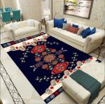 Persian Diamond Velvet Living Room Floor Carpet European Special Style