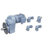 1000rpm F37 Parallel Shaft Helical Gearbox Bevel Reducer Motor